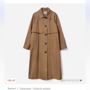 Everlane Womens Mac Coat